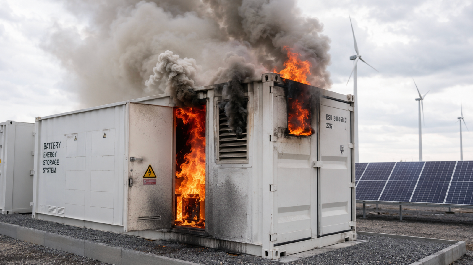 BESS fire protection — microporous board, calcium silicate and fire partition materials
