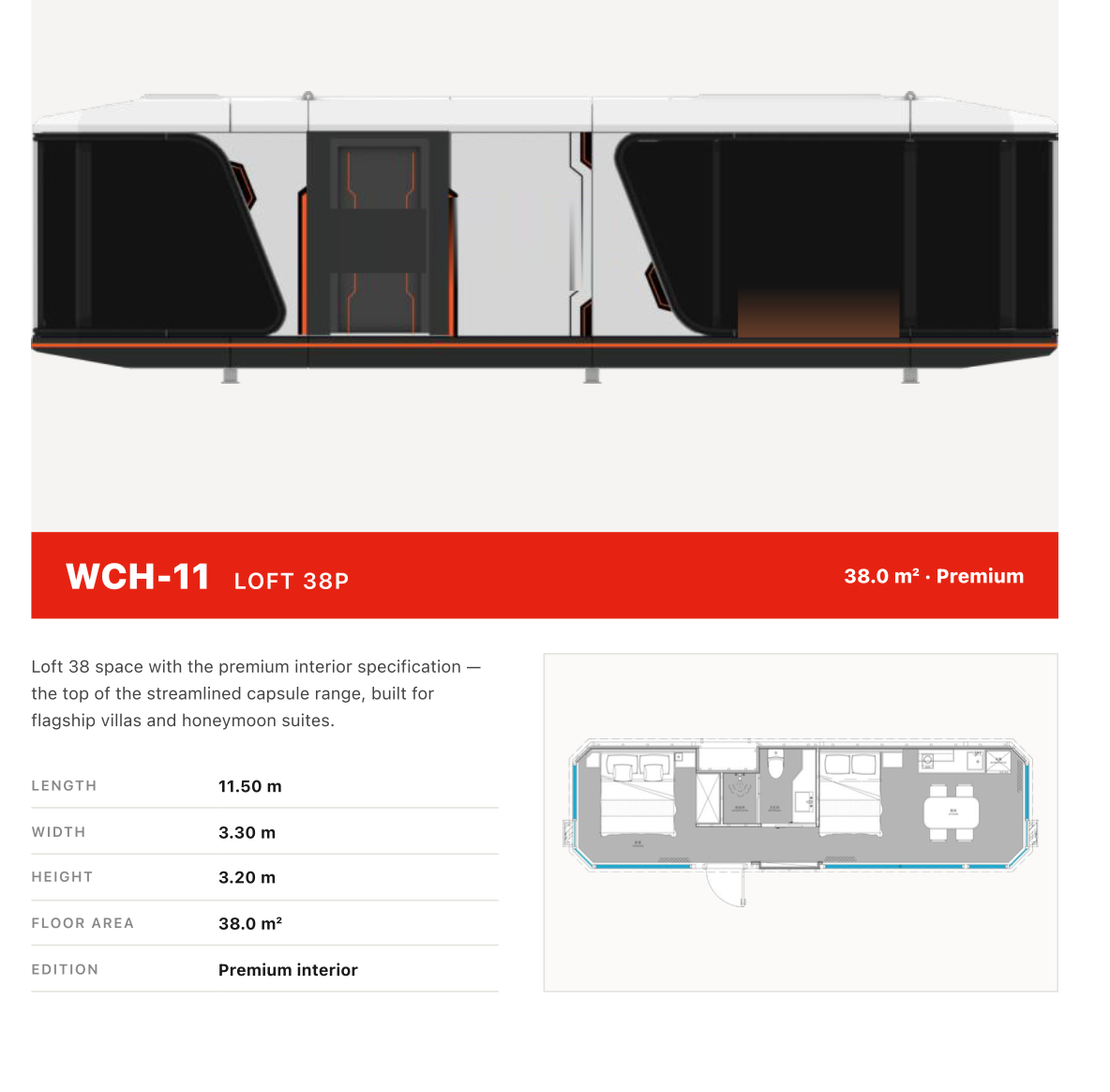 2 bedroom capsule house price in india