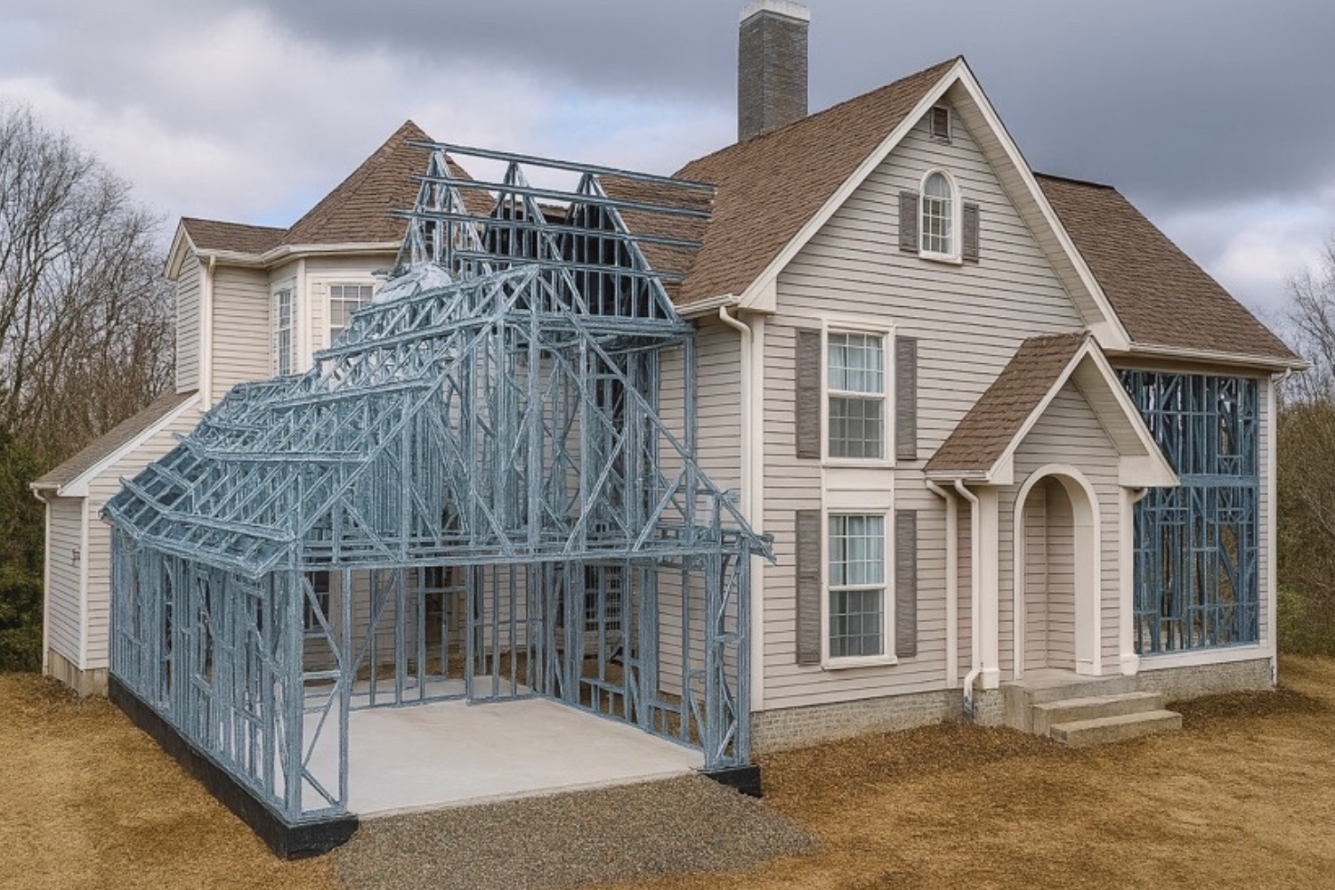 Wedge House Prefab Wall System