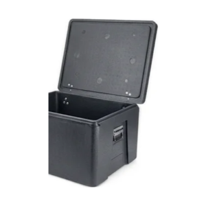 EPP moulded insulated box with hinged lid for cold chain and catering