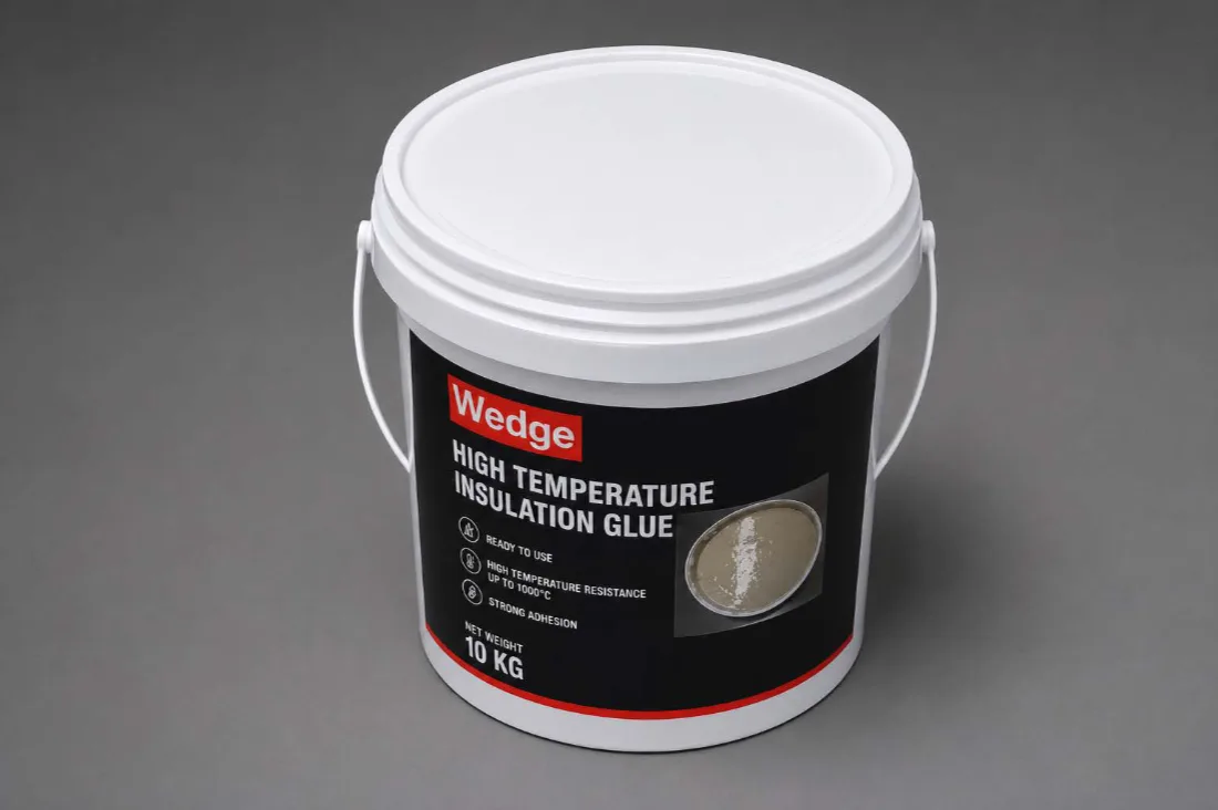 Wedge high temperature ceramic glue HTAL1600 10 kg bucket for refractory joints
