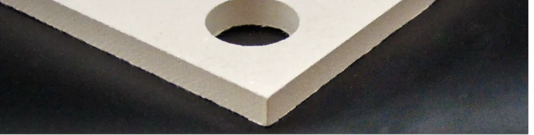 High strength insulation board with punched hole — Wedge RIMB W grade
