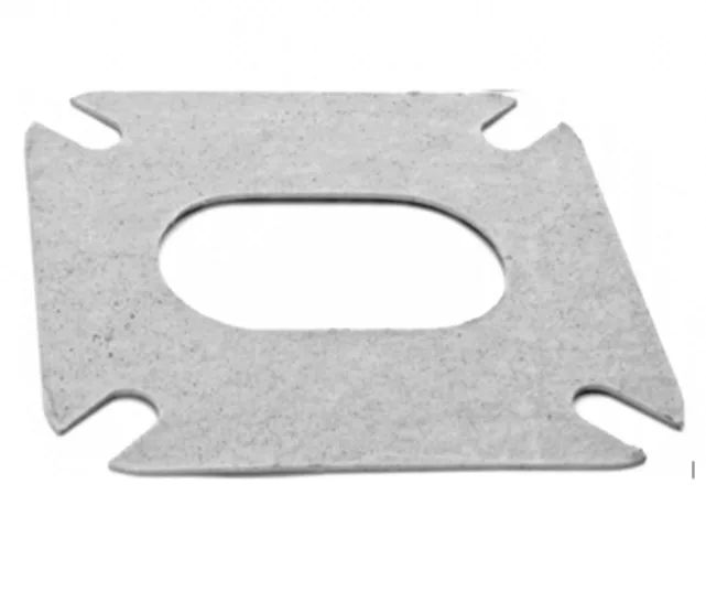 Die-cut high temperature insulation board gasket for burners and ovens