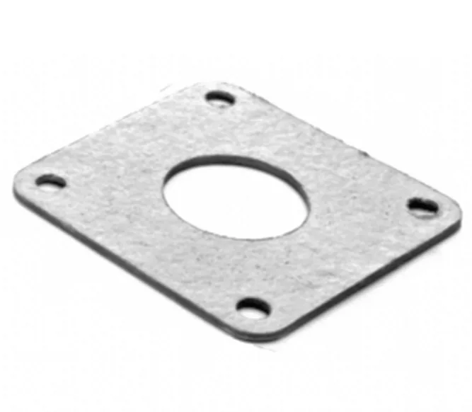 Insulation board plate gasket with four fixing holes for electrical appliance insulation