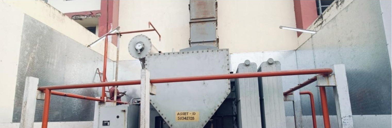 Transformer fire and blast proof wall built from WedgeSCB steel composite boards around an oil-filled power transformer bay