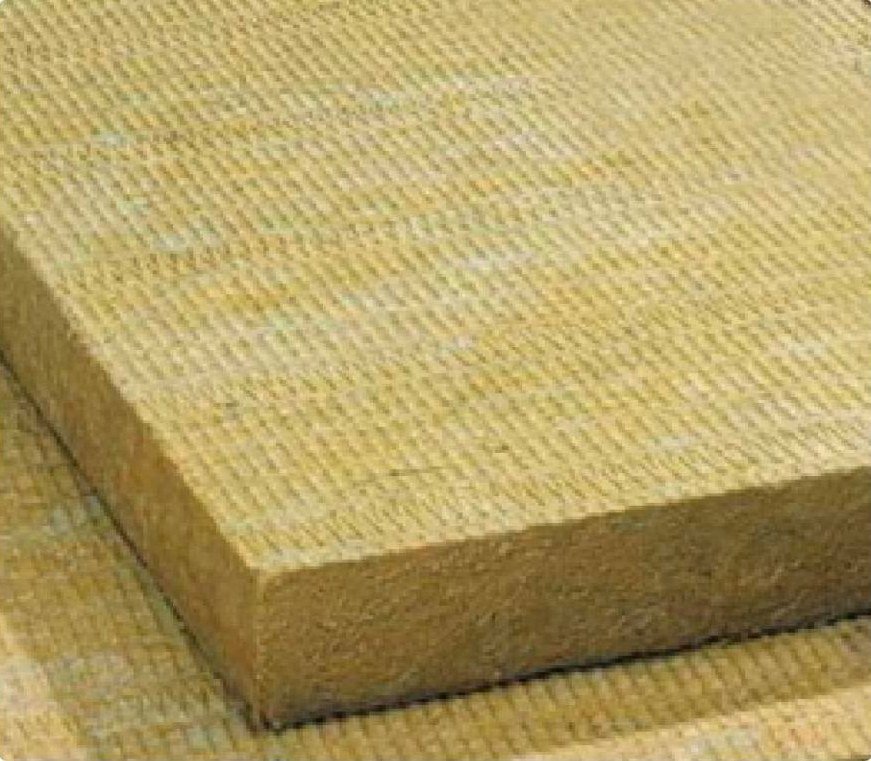 Wedge WRRB rigid mineral wool board 48 to 160 kg/m³ used as fire door infill