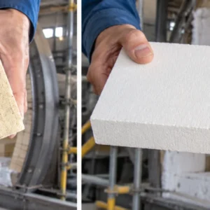 bonded insulation boards at a kiln